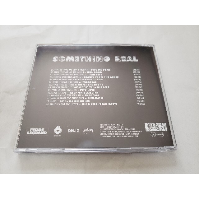 Fedde Le Grand/Something Is Real (輸入盤CD) エンタメ/ホビーのCD(クラブ/ダンス)の商品写真