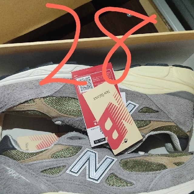 New Balance(ニューバランス)のNew Balance ニューバランス M990TG3 "Gray" 28cm メンズの靴/シューズ(スニーカー)の商品写真