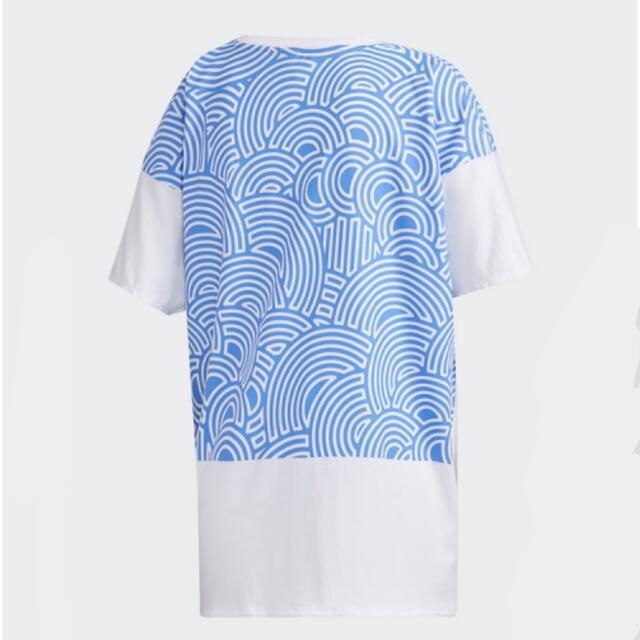 adidas(アディダス)のadidas×HIROCOLEDGE  スクエアTシャツ [ adidas ] レディースのトップス(Tシャツ(半袖/袖なし))の商品写真