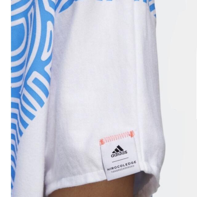 adidas(アディダス)のadidas×HIROCOLEDGE  スクエアTシャツ [ adidas ] レディースのトップス(Tシャツ(半袖/袖なし))の商品写真