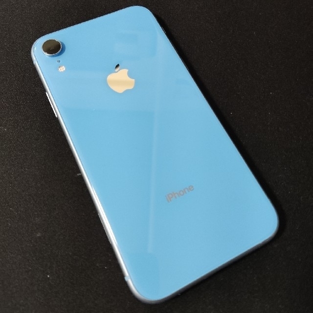 iPhone(アイフォーン)のiPhone Xr 128gb SIMフリー　ブルー スマホ/家電/カメラのスマートフォン/携帯電話(スマートフォン本体)の商品写真