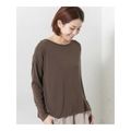 【ブラウン】SLAB Cropped Long T-shirts