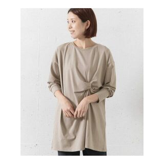 サニーレーベル(Sonny Label)の【グレージュ】SLAB Twist Tunic(カットソー(長袖/七分))