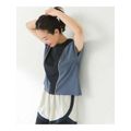 【ブルー系】SLAB Color-Block Tops