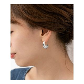 サニーレーベル(Sonny Label)の【シルバー】ドロップフープピアス(ピアス)