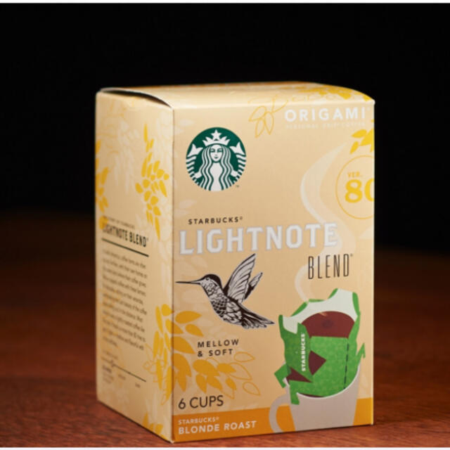 Starbucks Coffee(スターバックスコーヒー)のスターバックス オリガミ　パーソナルドリップコーヒー ライトノート ブレンド 食品/飲料/酒の飲料(コーヒー)の商品写真