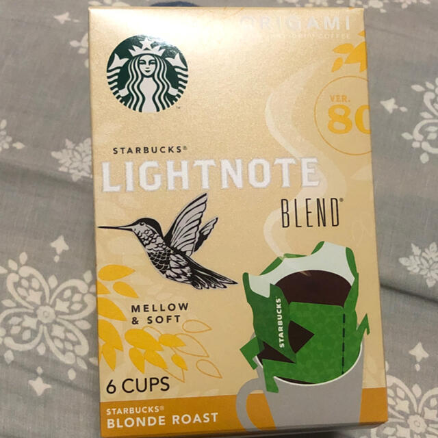 Starbucks Coffee(スターバックスコーヒー)のスターバックス オリガミ　パーソナルドリップコーヒー ライトノート ブレンド 食品/飲料/酒の飲料(コーヒー)の商品写真