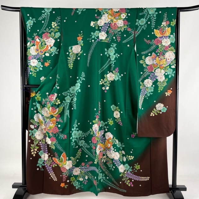 振袖 美品 秀品 163cm 66cm 正絹 - 着物