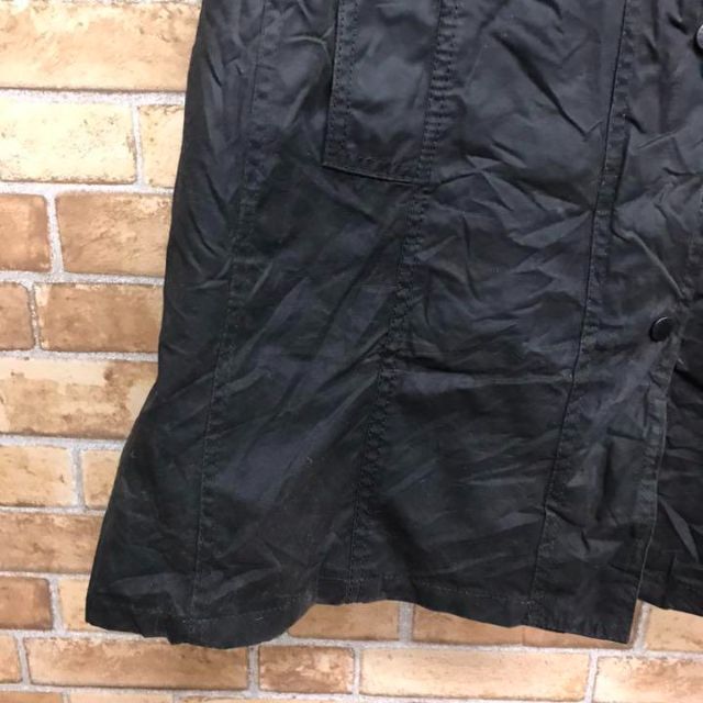 【バブアー】オイルドコート ジャケット BELSAY 裏地キルティング 黒 5