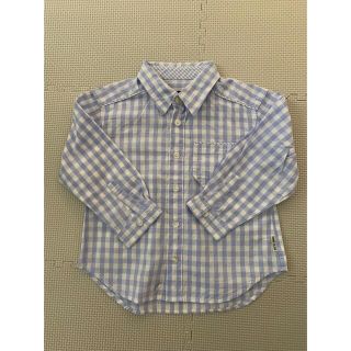 コムサイズム(COMME CA ISM)のコムサ　キッズ　チェックシャツ　サイズ90(Tシャツ/カットソー)