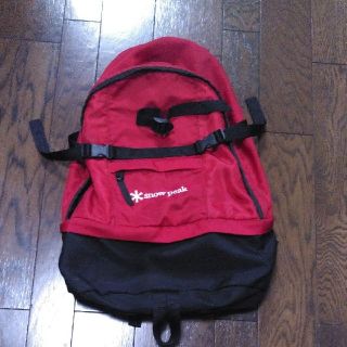 超美品 snow peak リュックサック 大容量 カーキ