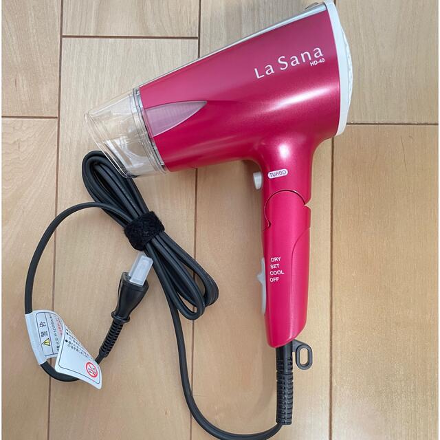 LaSana(ラサーナ)のLa Sana マイナスイオンヘアドライヤー スマホ/家電/カメラの美容/健康(ドライヤー)の商品写真