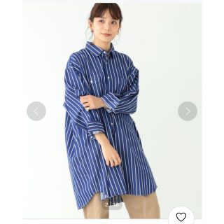 インディヴィジュアライズドシャツ(INDIVIDUALIZED SHIRTS)の専用。新品　未使用　INDIVIDUALIZED SHIRTS シャツワンピース(シャツ/ブラウス(長袖/七分))