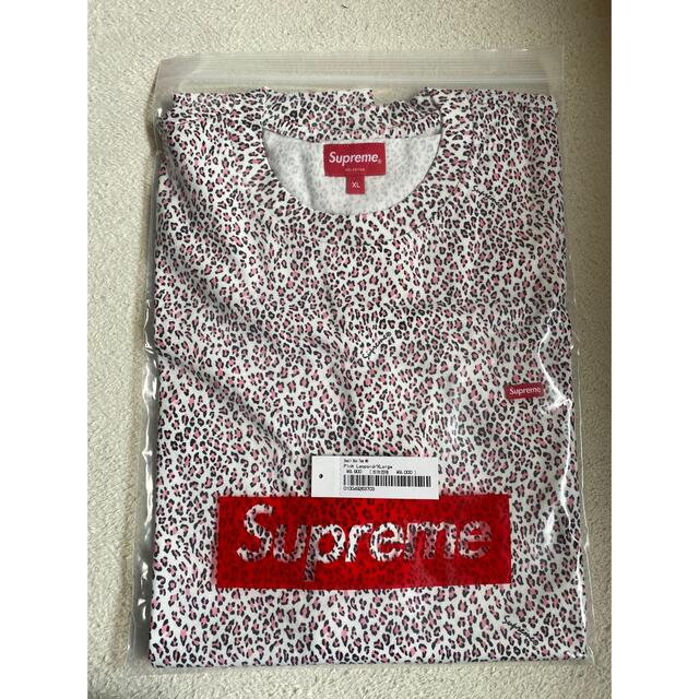 Supreme Small Box Tee Pink Leopard レオパード - Tシャツ/カットソー ...