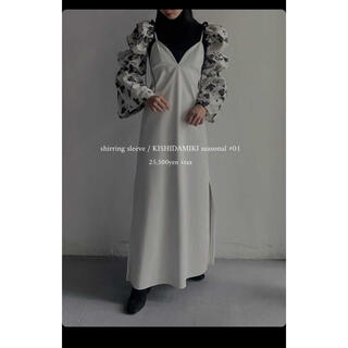 アメリヴィンテージ(Ameri VINTAGE)の litmus herpraha leather camisole dress(ロングワンピース/マキシワンピース)
