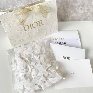 クリスチャンディオール(Christian Dior)の◎新品未使用◎Dior ギフトバッグ ホワイト×ゴールド(ショップ袋)