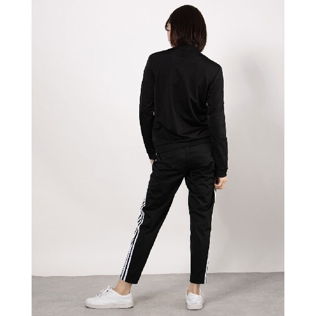 XL アディダス レディース ジャージ上下 セットアップ ブラック 黒 新品 XL アディダス レディース ジャージ上下 セットアップ ブラック 黒 新品