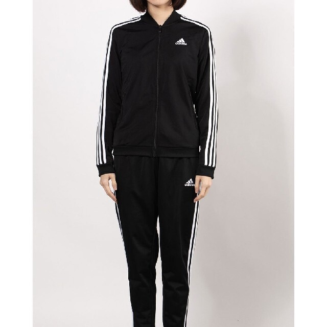 新品★8,239円★160cm★adidasジャージ上下セットブラック黒