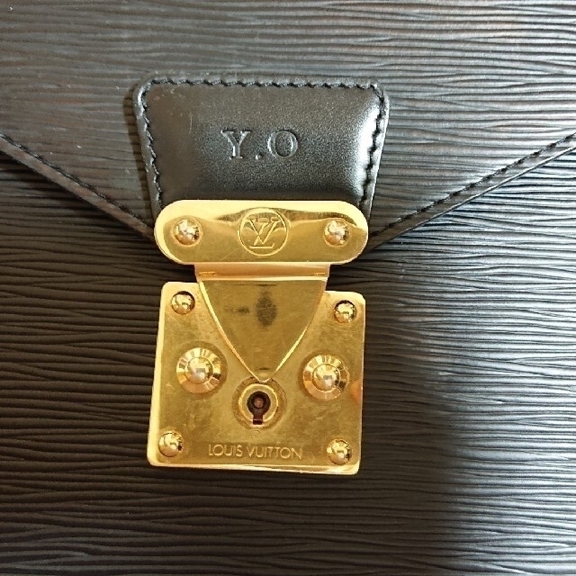 LOUIS VUITTON(ルイヴィトン)のルイ・ヴィトンLouis Vuitto紳士 ビジネスバッグ エピ柄 黒 正規品 メンズのバッグ(ビジネスバッグ)の商品写真