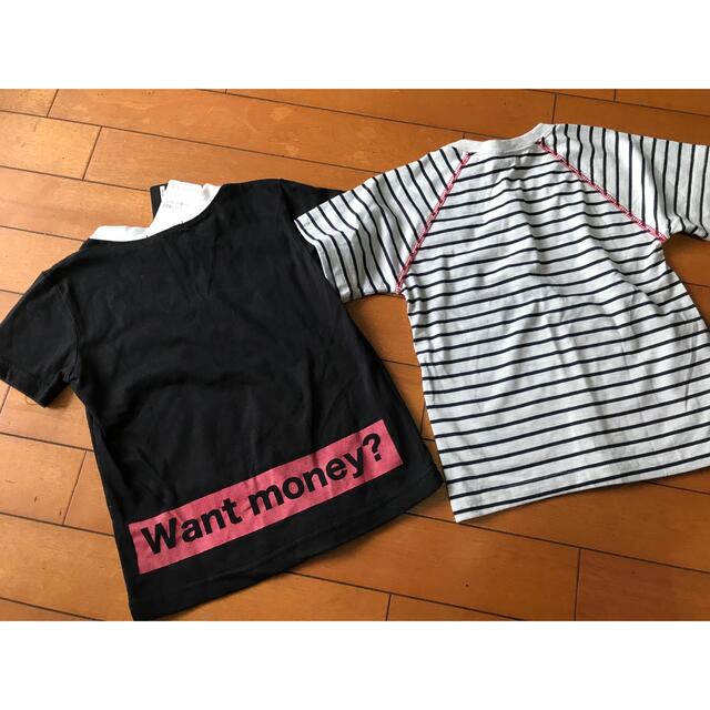 新品110ティシャツ２枚セット キッズ/ベビー/マタニティのキッズ服男の子用(90cm~)(Tシャツ/カットソー)の商品写真