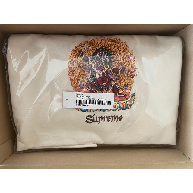 Supreme(シュプリーム)の【新品タグ付】supreme Person Tee natural L メンズのトップス(Tシャツ/カットソー(半袖/袖なし))の商品写真