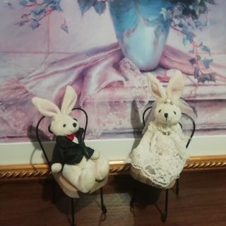 コペンハーゲンの人形赤いポーターとうさぎ ウサちゃん イギリス