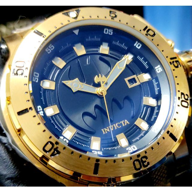 INVICTA(インビクタ)の$1295 インビクタ 高級腕時計 バットマン ゴールド×ブラック ラスト１ メンズの時計(腕時計(アナログ))の商品写真