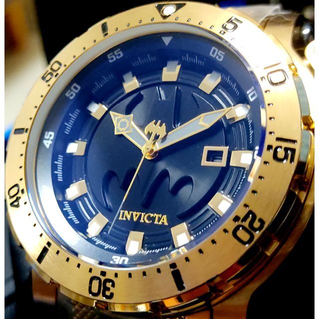 INVICTA(インビクタ)の$1295 インビクタ 高級腕時計 バットマン ゴールド×ブラック ラスト１ メンズの時計(腕時計(アナログ))の商品写真