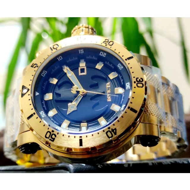 INVICTA(インビクタ)の$1295 インビクタ 高級腕時計 バットマン ゴールド×ブラック ラスト１ メンズの時計(腕時計(アナログ))の商品写真