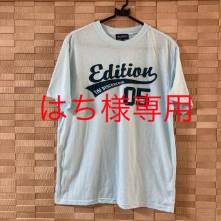 ロゴTシャツ（水色＆レッド）M(Tシャツ/カットソー(半袖/袖なし))