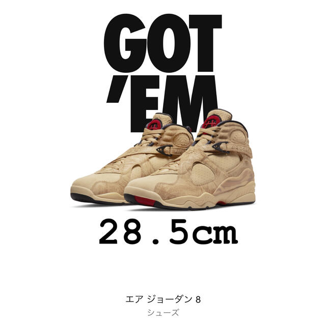 NIKE(ナイキ)のAir Jordan 8 Retro SE Rui Hachimura 28.5 メンズの靴/シューズ(スニーカー)の商品写真