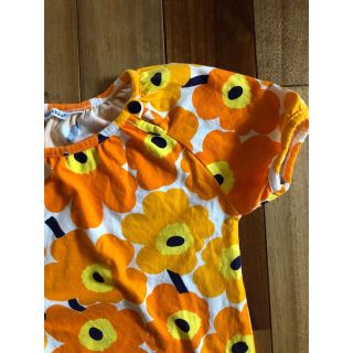 マリメッコ(marimekko)のマリメッコ  marimekko Tシャツ　パフスリーブ  ウニッコ　(Tシャツ/カットソー)