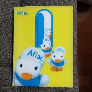 アフラック Aflac   ダックちゃん   クリアポケットファイル 2  新品(クリアファイル)