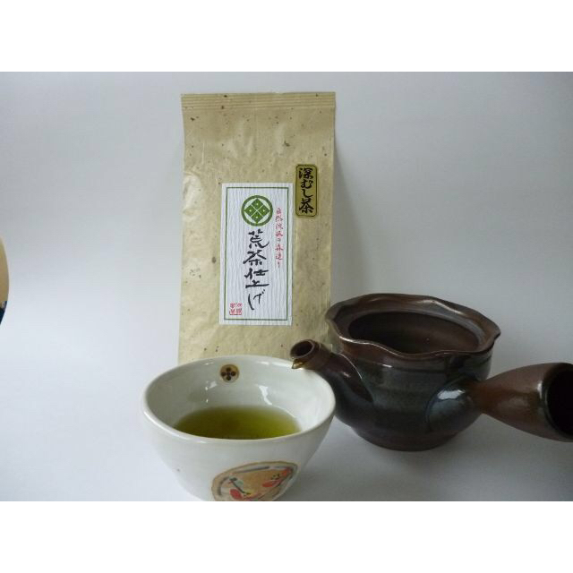 【2022 新茶】静岡（森町産）深蒸し煎茶【荒茶仕上げ】100ｇ×3本　ネコポス 食品/飲料/酒の飲料(茶)の商品写真