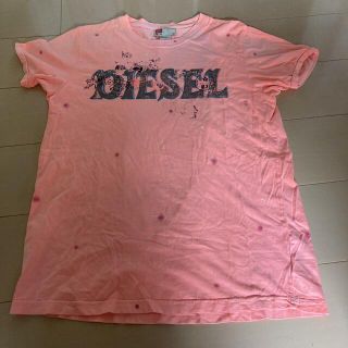 ディーゼル(DIESEL)のディーゼル　ピンクＴシャツ　ＸＸＬ(Tシャツ/カットソー)