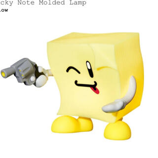 シュプリーム(Supreme)のsupreme  Sticky Note Molded Lamp Yellow(テーブルスタンド)