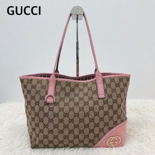 グッチ(Gucci)のグッチ トートバッグ キャンバス GG柄 インターロッキング(トートバッグ)