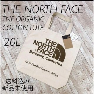 ザノースフェイス(THE NORTH FACE)のノースフェイス オーガニックコットントートバッグ 20L 新品未使用(トートバッグ)