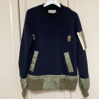 サカイ(sacai)のNylon Twill Mix Sponge Sweat Pullover(スウェット)