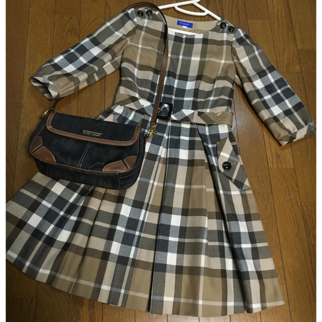 BURBERRY(バーバリー)のトモミ☆様専用♡ブルーレーベルワンピース レディースのワンピース(ひざ丈ワンピース)の商品写真