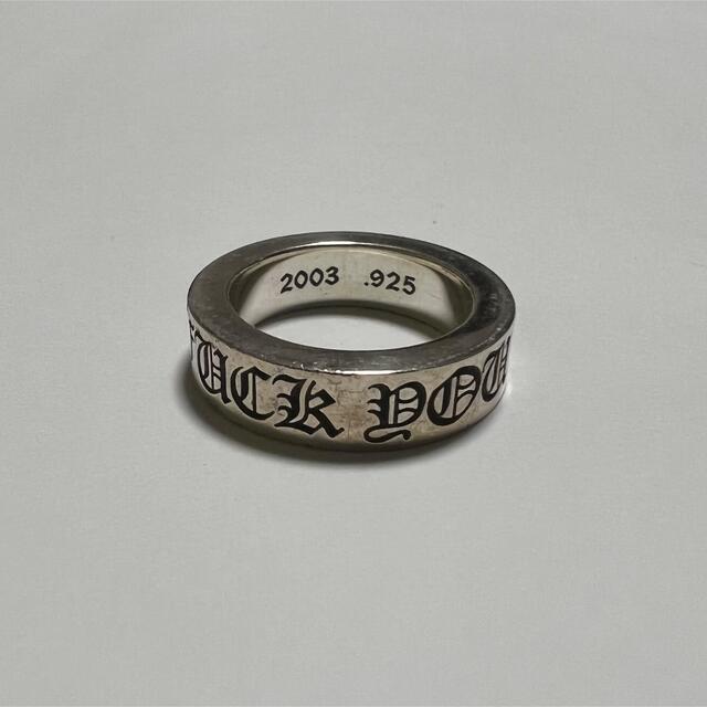 Chrome Hearts(クロムハーツ)のクロムハーツ 指輪 fuck you 13号  メンズのアクセサリー(リング(指輪))の商品写真