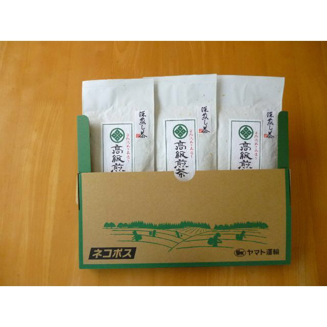 【2022 新茶】静岡（森町産）深蒸し煎茶　【高級煎茶】100ｇ×３本 食品/飲料/酒の飲料(茶)の商品写真