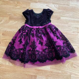 コストコ(コストコ)の子供　女の子　紫✖️黒　ドレス　(ドレス/フォーマル)