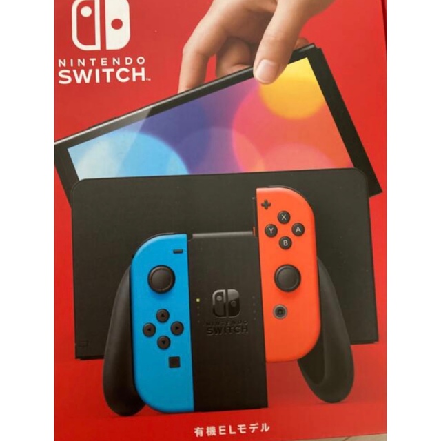 Nintendo Switch(有機ELモデル) ネオンブルー/) ネオンレッド家庭用ゲーム機本体