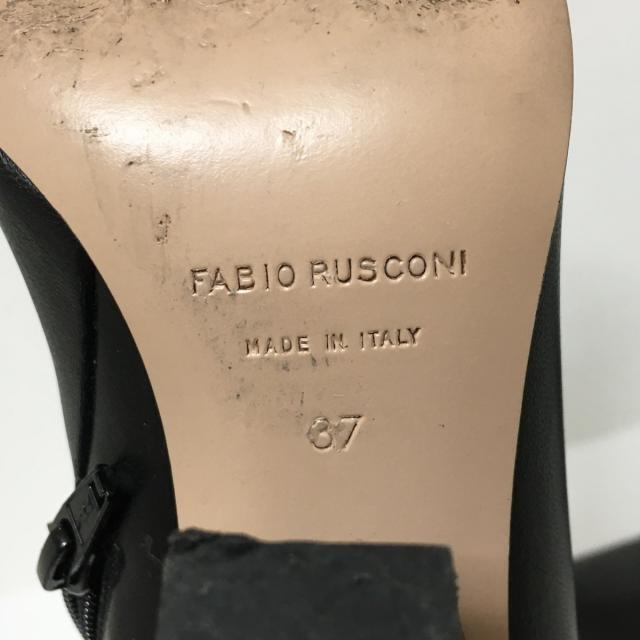 FABIO RUSCONI(ファビオルスコーニ)のファビオルスコーニ ブーティ 37 - 黒 レディースの靴/シューズ(ブーティ)の商品写真