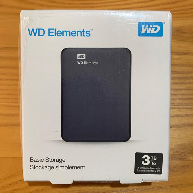 直販人気商品 【新品未開封】WD ポータブルHDD 3TB Elements Portable