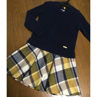 バーバリー(BURBERRY)のまゆp様専用♡バーバリーブルーレーベルドッキングワンピ(ひざ丈ワンピース)