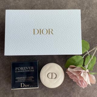 ディオール(Dior)のDior ディオールスキンフォーエバークッションパウダー　ラベンダー(フェイスパウダー)
