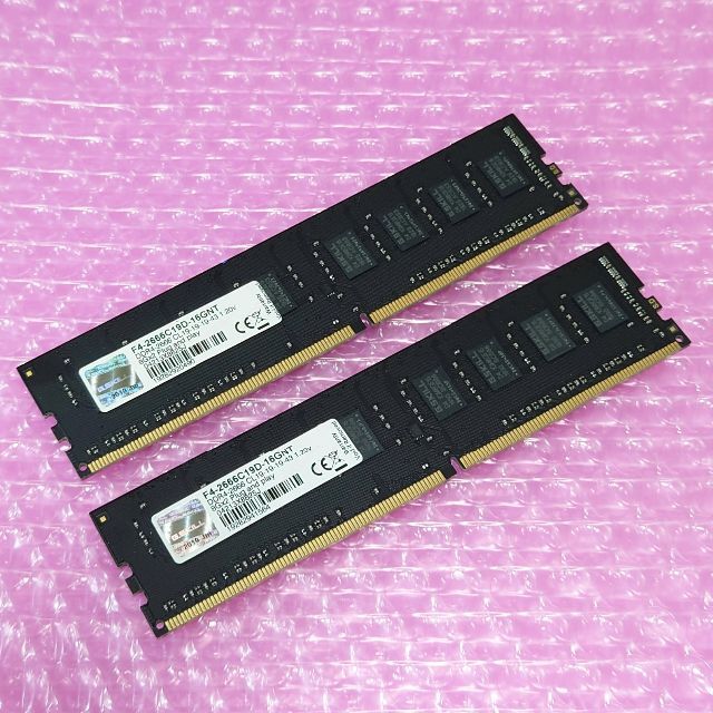 G.SKILL 16GB (8GBx2) DDR4-2666 A91-2