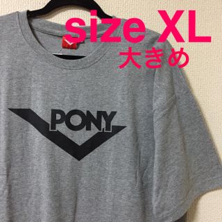 ポニー(PONY)の大きいサイズメンズ＊新品 タグ付き PONY Ｔシャツ(Tシャツ/カットソー(半袖/袖なし))